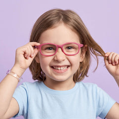 Bunny | Little Kids Flexible Rectangle Screwless Glasses - Monoflex