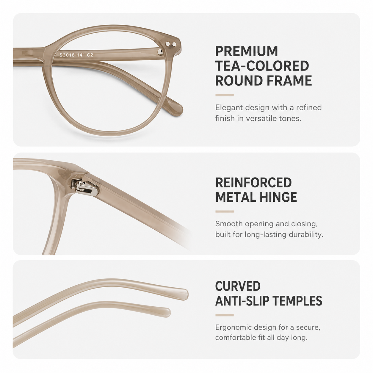 Dianna | Women Magnetic Clip-on Prescription Eyeglasses Sunglasses