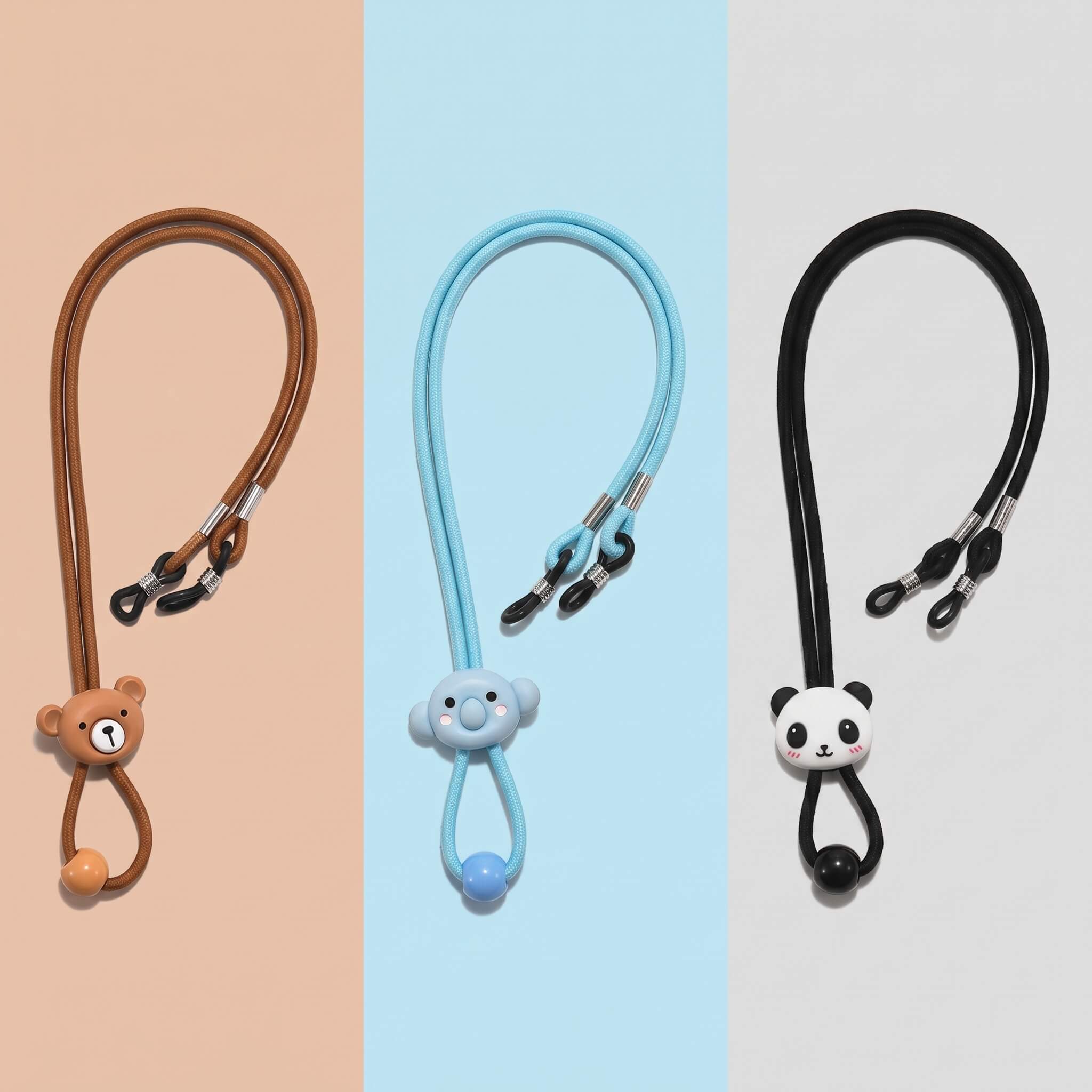 Kids Adjustable Eyewear Straps 3-Pack
