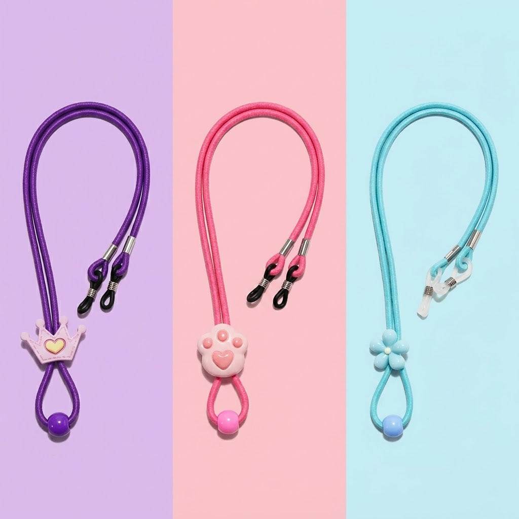 Kids Adjustable Eyewear Straps 3-Pack