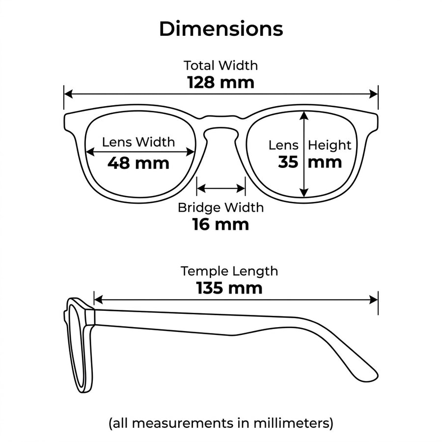 Elephant | Kids Flexible Rectangle Prescription Glasses - MyoGuard