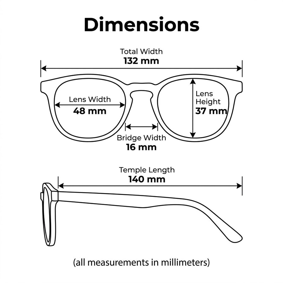 Finch | Kids Lightweight Square Glasses  - MiniMuse