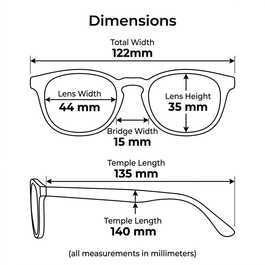 Joey |  Little Kids Flexible Round Prescription Glasses - MyoGuard